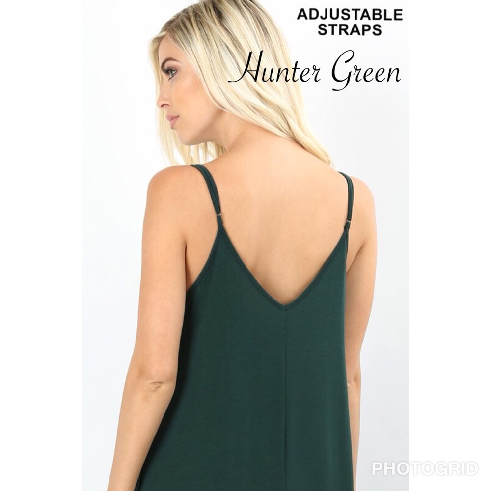 Maxi dress spaghetti adjustable straps S-XL - Picture 3 of 3